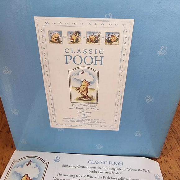 🆕️ Classic Pooh Eeyore Piglet Candlestick Blue A0057 The 100 Acre Wood Rare! - Picture 8 of 8